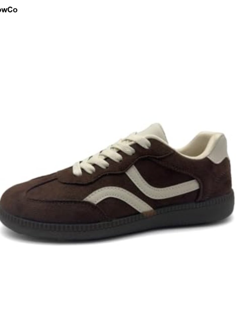 Women's Retro Fashion Sneakers Lace-Up Casual Tennis Shoes Anti-Slip Rubber Sole
